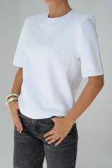 vatkalı Kısa Kol T-Shirt