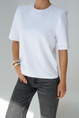 vatkalı Kısa Kol T-Shirt