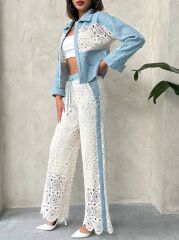 Puantiyeli Gömlek Ceket