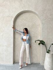 Puantiyeli Gömlek Ceket