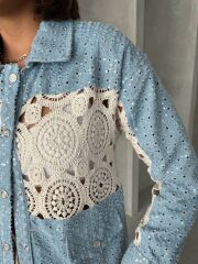 Puantiyeli Gömlek Ceket